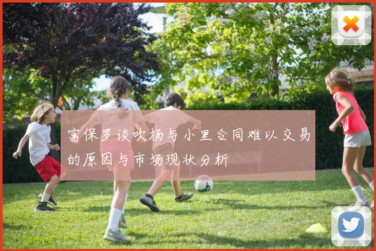 富保罗谈吹杨与小里合同难以交易的原因与市场现状分析